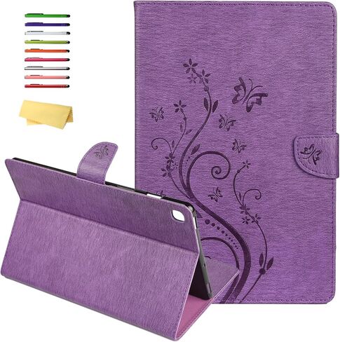 for Samsung Galaxy Tab A 10.1 inch Tablet 2019 Release (Model SM-T510/T515/T517) Slim Lightweight Trifold Stand Folio Cover Multi-Angle Viewing PU Leather Hard Shockproof Shell, Gold Marble in Kuwait