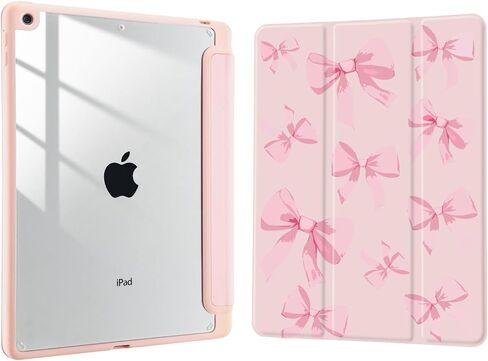 Joyland Case for iPad 10th Generation Case 10.9 inch 2022/(A16) 11th Gen 11 Inch 2025with Pencil Holder,Leopard Print&Flower Shockproof Cover Clear Transparent Back Shell Auto Wake/Sleep,Pink in Saudi Arabia
