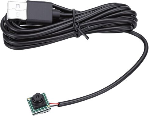 وحدة كاميرا Pomya USB، بدقة 2 ميجابكسل Full HD 1080P 30 إطارًا في الثانية مع عدسة زاوية واسعة 180 درجة لمكالمات الفيديو والاجتماعات والألعاب والبث المدرسي عبر الإنترنت in Kuwait