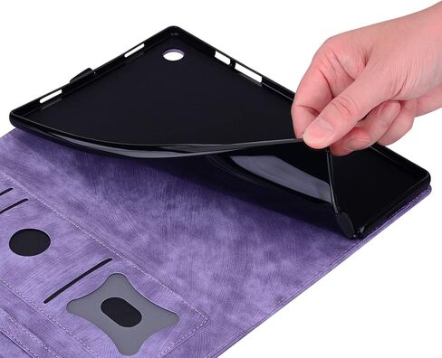 Case for Samsung Galaxy Tab S11 Ultra 14.6 inch 2025,Multi-Angle Viewing PU Leather Folio Stand Cover with Pencil Holder,Shockproof Protective Case for Samsung Galaxy Tab S11 Ultra,Purple in Kuwait