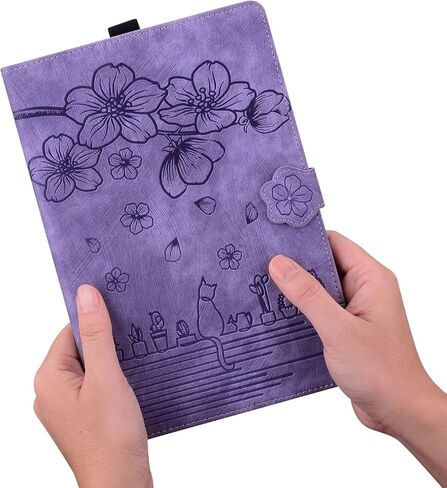 Case for Samsung Galaxy Tab S11 Ultra 14.6 inch 2025,Multi-Angle Viewing PU Leather Folio Stand Cover with Pencil Holder,Shockproof Protective Case for Samsung Galaxy Tab S11 Ultra,Purple in Kuwait