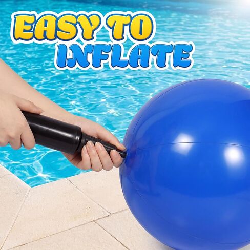 Inflatable Pool Tic Tac Toe Toys Set with 10 Balls – Fun Pool Games for Kids, Teens & Adults – Pool Party Games (Light Yellow) in Saudi Arabia