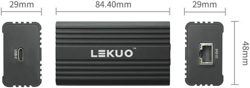 محول إيثرنت USB 3.2 Gen 2 Type-C 10G، محول شبكة USB-C إلى 10 جيجابت، يعمل بالحافلة، منفذ RJ45 يدعم 10 جيجابت/ثانية، 5 جيجابت/ثانية، 2.5 جيجابت/ثانية، 1 جيجابت/ثانية و100 ميجابت/ثانية Base-T in Kuwait