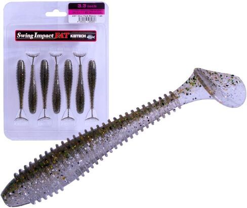 Keitech FS33416 Fat Swing Impact Silver Flash, 3.3" in Kuwait