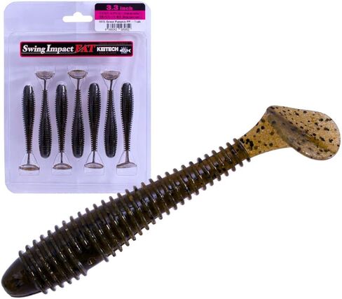 Keitech FS33416 Fat Swing Impact Silver Flash, 3.3" in Kuwait
