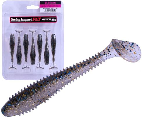 Keitech FS33416 Fat Swing Impact Silver Flash, 3.3" in Kuwait