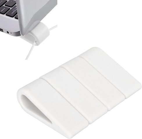 حامل كمبيوتر محمول صغير مكون من 4 قطع، حامل سيليكون محمول للكمبيوتر اللوحي، تصميم مائل يعزز الراحة للاستخدام في المنزل والمكتب in Kuwait