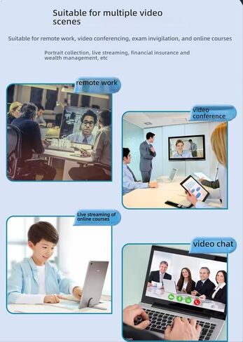 1080p/2k High-Definition USB Computer Camera with Beauty Lighting for Online Teaching, Live Streaming, and Remote Meetings 1080p in Kuwait