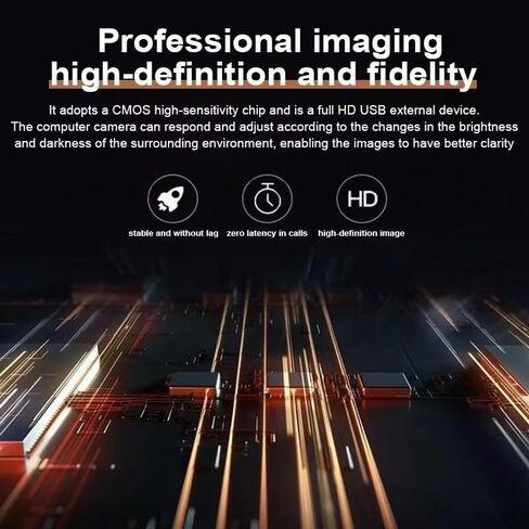 كاميرا USB عالية الوضوح، دقة 2k/4k، التوصيل والتشغيل للتدريس عبر الإنترنت، البث المباشر، الاجتماعات عن بعد 1080 in Kuwait