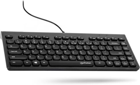 Manhattan Slim USB Mini Keyboard 1.5 m Cable Black in Kuwait