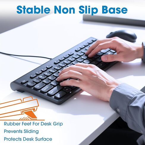 Manhattan Slim USB Mini Keyboard 1.5 m Cable Black in Kuwait