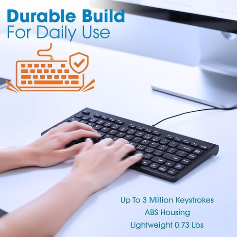 Manhattan Slim USB Mini Keyboard 1.5 m Cable Black in Kuwait