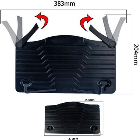 Desktop for Score Office Study to Home Tablet Book Lightweight Sheet Carry Abs Phone Tabletop Music Folding Black Music Holder in Kuwait