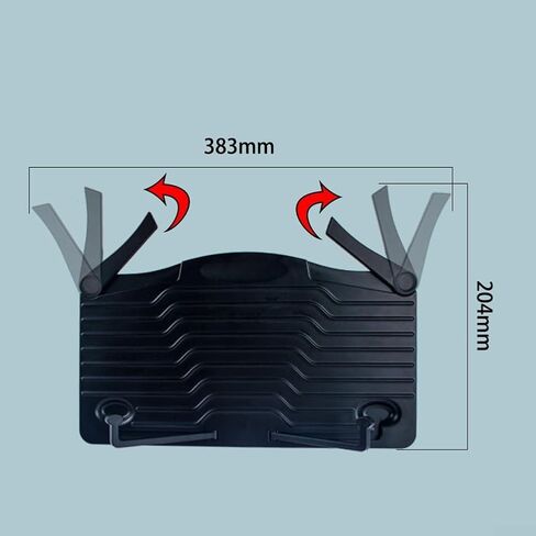 Desktop for Score Office Study to Home Tablet Book Lightweight Sheet Carry Abs Phone Tabletop Music Folding Black Music Holder in Kuwait