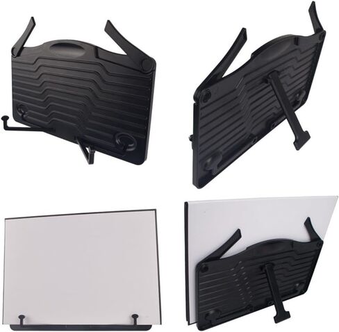 Desktop for Score Office Study to Home Tablet Book Lightweight Sheet Carry Abs Phone Tabletop Music Folding Black Music Holder in Kuwait