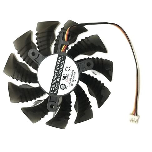 مروحة GPU VGA، لـ 960 970 MINI-ITX R7 360 2 جيجابايت، تبريد بطاقة الرسومات، (T129215SU PLA09215S12H 85MM 3Pin)(3Pin T129215SU) in Kuwait