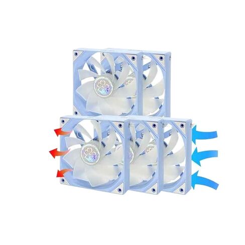 YT-120 مروحة تبريد الهيكل 120 × 120 × 25 مم / 800 ~ 1800 دورة في الدقيقة زهرة تلميذ الكرز تتزوج من الموضوع (3 قطع عادية) in Kuwait