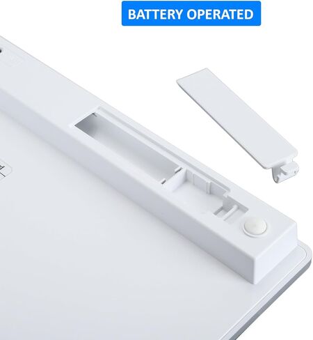 Gugxiom Russian Keyboard, Bilingual Multi Device Bluetooth Ultra Slim Compact Keyboard for iOS, Android, Windows, Battery Operated, QWERTY Layout in Kuwait