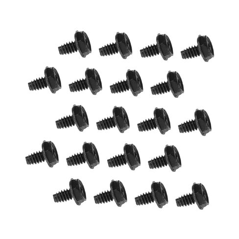 100pcs Black 6#-32x6mm Pci Slot Screws and Power Supply Mounting Fasteners for Computer Case Repair and Assembly in Kuwait