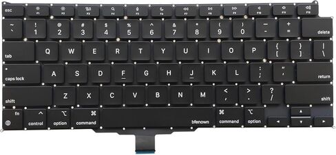 US QWERTY Keyboard Replacement Kit for MacBook Air 13" M1 (A2337, Late 2020) – Includes Screws and Installation Tools in Kuwait