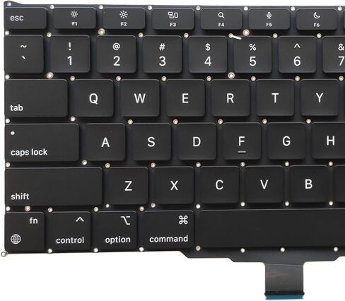 US QWERTY Keyboard Replacement Kit for MacBook Air 13" M1 (A2337, Late 2020) – Includes Screws and Installation Tools in Kuwait