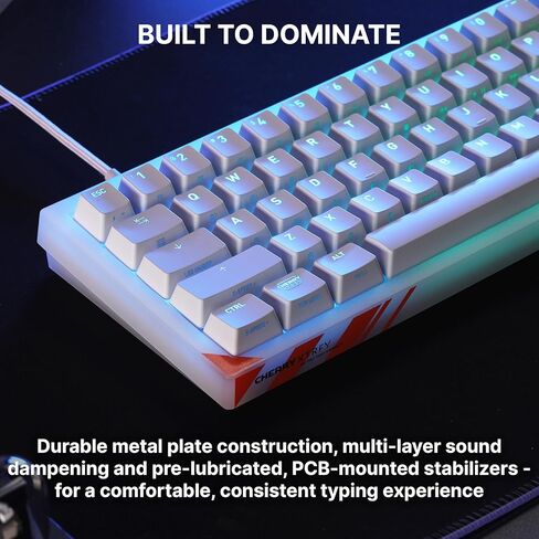 K5 Pro TMR Compact, Magnetic Wired Gaming Keyboard, Customizable MK Crystal Switches, Hot-Swap, Rapid Trigger, SnapKey, Sound Dampening, 8000 Hz, White in Kuwait