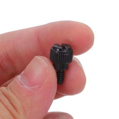 VANZACK 100pcs Computer Case Thumb Screws Kit for Desktop PC Assembly, Black Carbon Steel Small Electronic Screws for DIY Repair and Replacement, Compatible with PC Side Panels in Kuwait