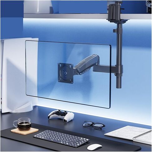 Upside-Down Monitor Stand Computer Suspended Column Lifting Telescopic Bracket Desktop Punch-Free H100 9KG Load-Bearing in Kuwait