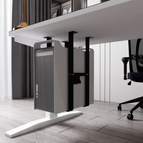 Universal PC Case Holder Under Desk Adjustable CPU Stand Lift Computer Mainframe Hanger in Kuwait