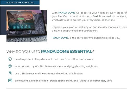 WatchGuard Panda Dome Essential - 3 سنوات - 3 تراخيص (WGDOE023) in Kuwait