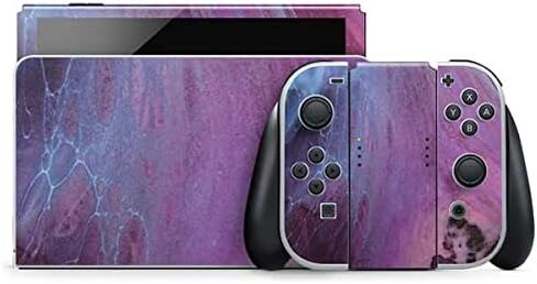 Skinit Decal Gaming Skin Compatible with Nintendo Switch OLED (2021) - Space Marble Design in Kuwait