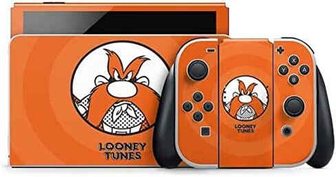 ملصق ألعاب Skinit متوافق مع Nintendo Switch OLED (2021) - تصميم كامل مرخص رسميًا من Looney Tunes Yosemite Sam in Kuwait