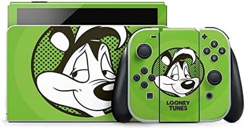 ملصق ألعاب Skinit متوافق مع Nintendo Switch OLED (2021) - تصميم مرخص رسميًا من Looney Tunes Pepe Le Pew in Kuwait