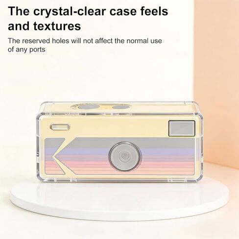 PC Protective Case for Kodak Charmera Keychain Digital Camera Blind Box, with 2 Screen Protectors Mini Keychain Camera Cover Precise Cutouts & Anti-Scratch (Transparent) in Kuwait