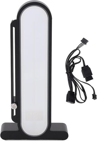 Adjustable Height ARGB GPU Stand, Infinite Mirror Design Stand, Real Time Temperature Display with Anti Sag Bracket, Ideal for PC Graphics Cards in Kuwait