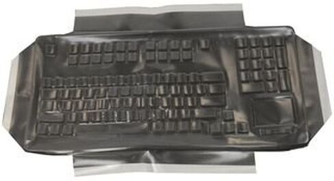 غطاء لوحة المفاتيح Cherry Electronics KBCV-11900W لموديلات التخطيط الأمريكي G80-11900، سمك 10.5 مل، بلاستيك in Kuwait