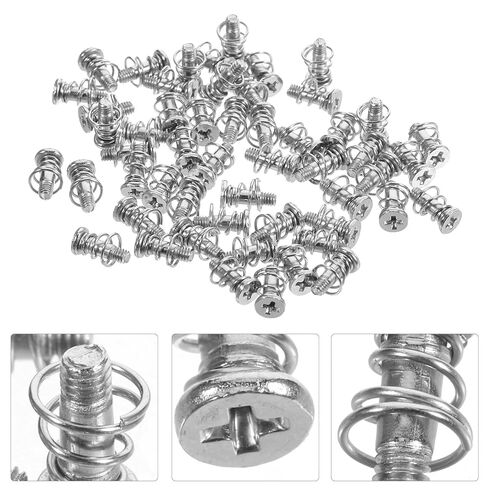 NUOBESTY 50pcs M2.5x9mm Spring Gpu Screws Metal Heatsink Back Plate Screws for Graphics Card Cooling Computer Repair in Kuwait