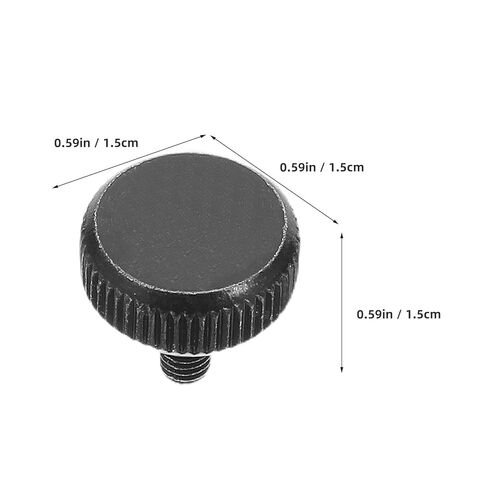 SHOWERORO 30pcs M3 Manual-Turn Computer Case Thumb Screws for Desktop PC Accessories Black Anti-Slip Thread Fastening Power Supply and Pci Slot Installation in Kuwait