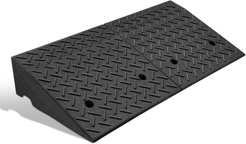 DNA Motoring 2pcs 2 "Rise Ris Rubber Curb Ramp Ramp Hight Duty Dright Ramp Ramp Ramp 38.6 in L X 5.9 in W x 2 in H for loading dock ، warehouse ، healkeair ، kotoccycles ، cars ، tools-00643 in Saudi Arabia