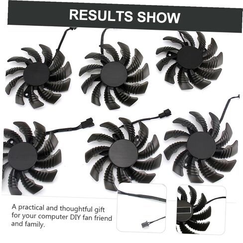 VALICLUD Gpu Fan 2pin 75mm Video Card Cooler Replacement for Graphics Card Cooling, Computer Internal Gpu Cooling Component Compatible with PC Systems in Kuwait