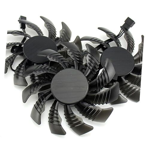 VALICLUD Gpu Fan 2pin 75mm Video Card Cooler Replacement for Graphics Card Cooling, Computer Internal Gpu Cooling Component Compatible with PC Systems in Kuwait