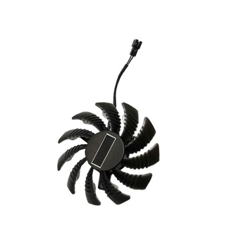 Kisangel Gpu Cooling Fan 2-pin 75mm Graphics Card استبدال مروحة متوافقة مع Pld08010s12h لمكونات الكمبيوتر وتبريد بطاقة الفيديو in Kuwait