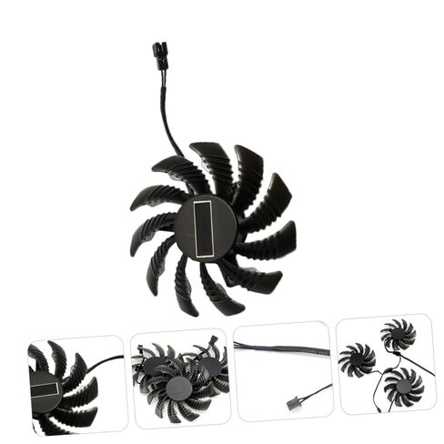 Kisangel Gpu Cooling Fan 2-pin 75mm Graphics Card استبدال مروحة متوافقة مع Pld08010s12h لمكونات الكمبيوتر وتبريد بطاقة الفيديو in Kuwait
