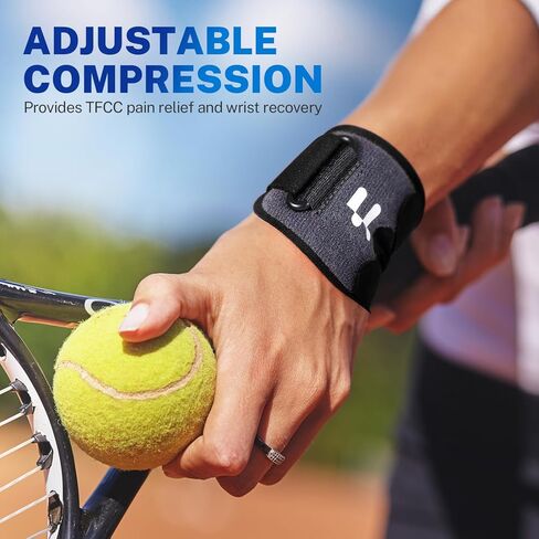 TFCC Wrist Brace for TFCC Tear Ulnar Wrist Pain, 3D Gel Pad, Adjustable & Breathable Thin Ulnar Wrist Brace for Weightlifting, Exercise, Tennis, Golf, Typing, Daily Wear, Left & Right Hand in Kuwait