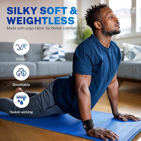 TFCC Wrist Brace for TFCC Tear Ulnar Wrist Pain, 3D Gel Pad, Adjustable & Breathable Thin Ulnar Wrist Brace for Weightlifting, Exercise, Tennis, Golf, Typing, Daily Wear, Left & Right Hand in Kuwait
