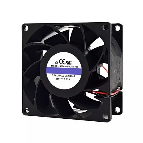 KF0838B2SRPR DC 24V 0.62A 80x80x38mm 2-Wire Cooling Fan in Kuwait