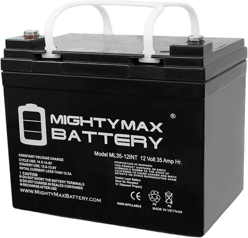 Mighty Max Battery 12V 35AH SLA Internal Thread Battery Replaces FirstPower LFP1235 in Kuwait
