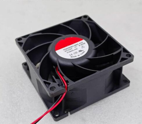PE80382B2-Q00C-AA9 DC 24V 9.60W 80x80x38mm مروحة تبريد بسلكين in Kuwait