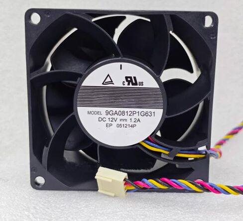 9GA0812P1G631 DC 12V 1.2A 80x80x38mm مروحة تبريد 4 أسلاك in Kuwait