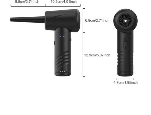 Compressed Air Duster,Electric Cordless Duster, High Power Air Blower for Computer Keyboard Cleaning with 3 Speed Settings, Rechargeable Dust Blower for Home Office Use in Kuwait